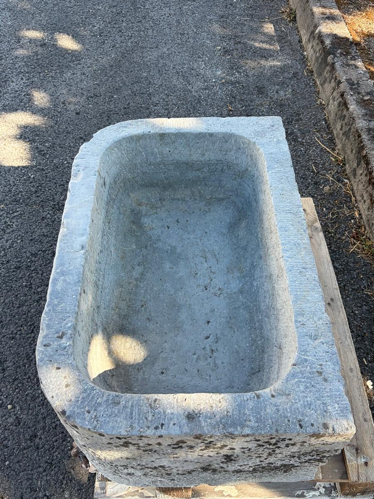 Antique Belgian bluestone sink circa 18th century