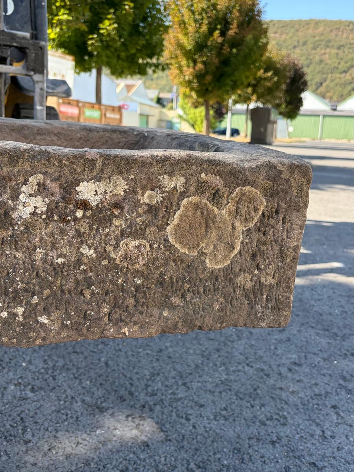 Antique Jura sandstone sink circa 18th century