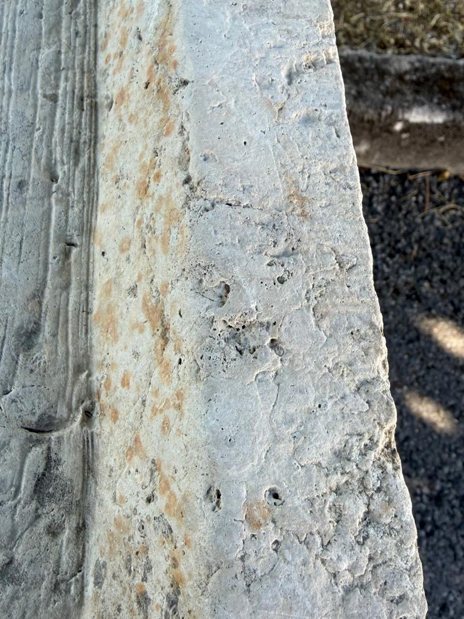 18th century stone sink for outdoor kitchen
