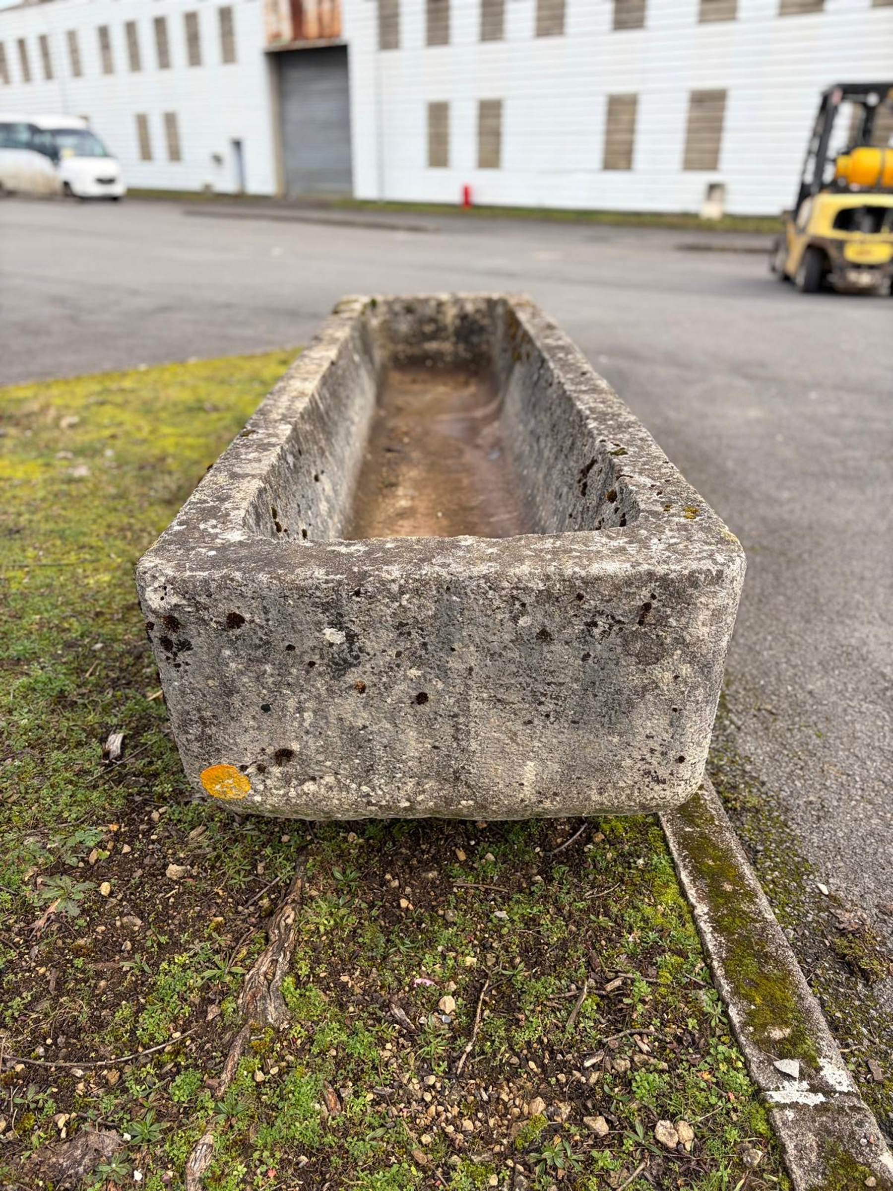 Large Basin Made Of Hard Limestone