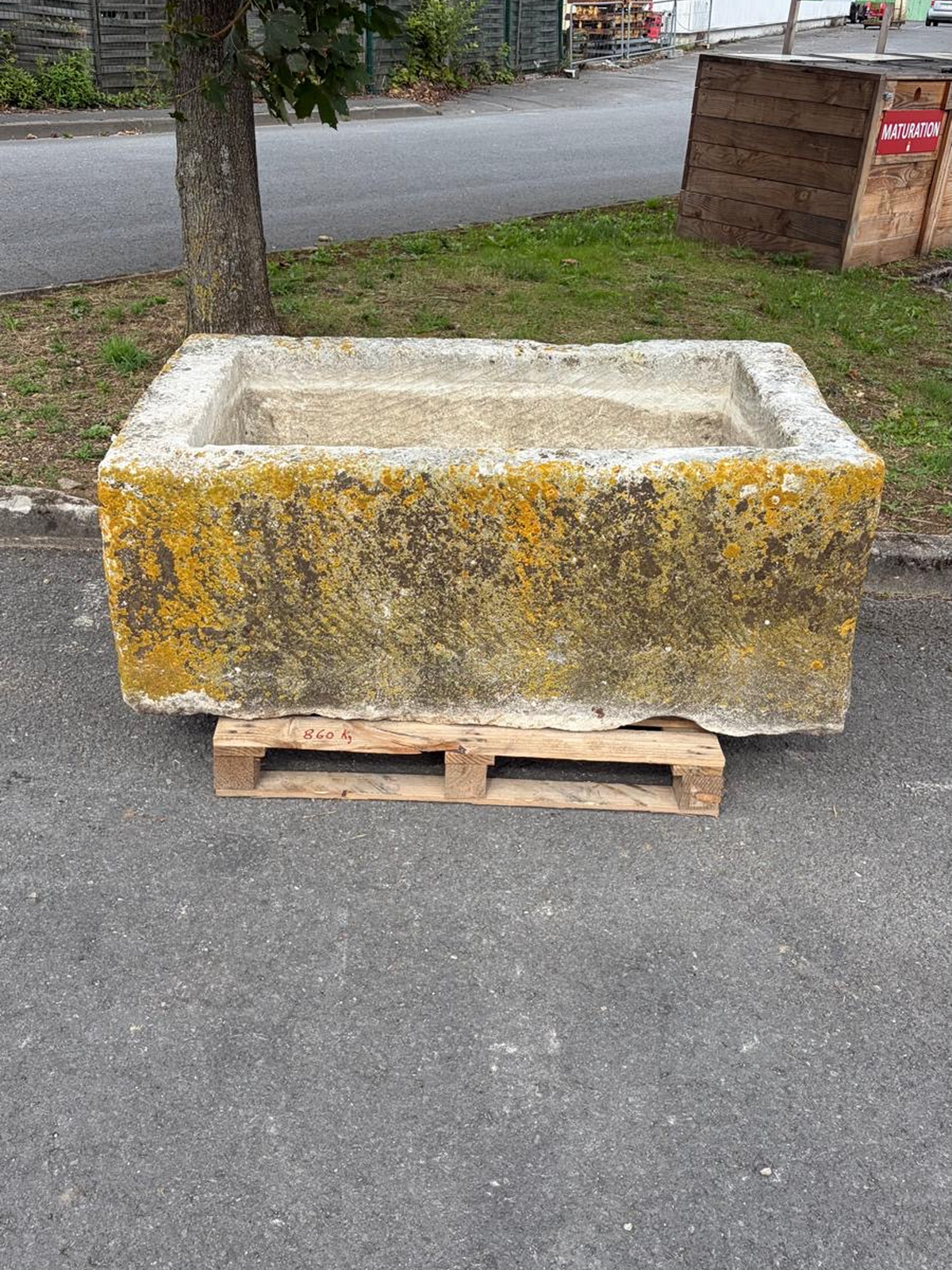 18th-Century Limestone Trough France | Antique French Stone Trough