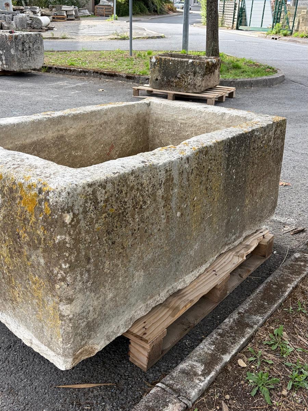 18th-Century Limestone Trough France | Antique French Stone Trough