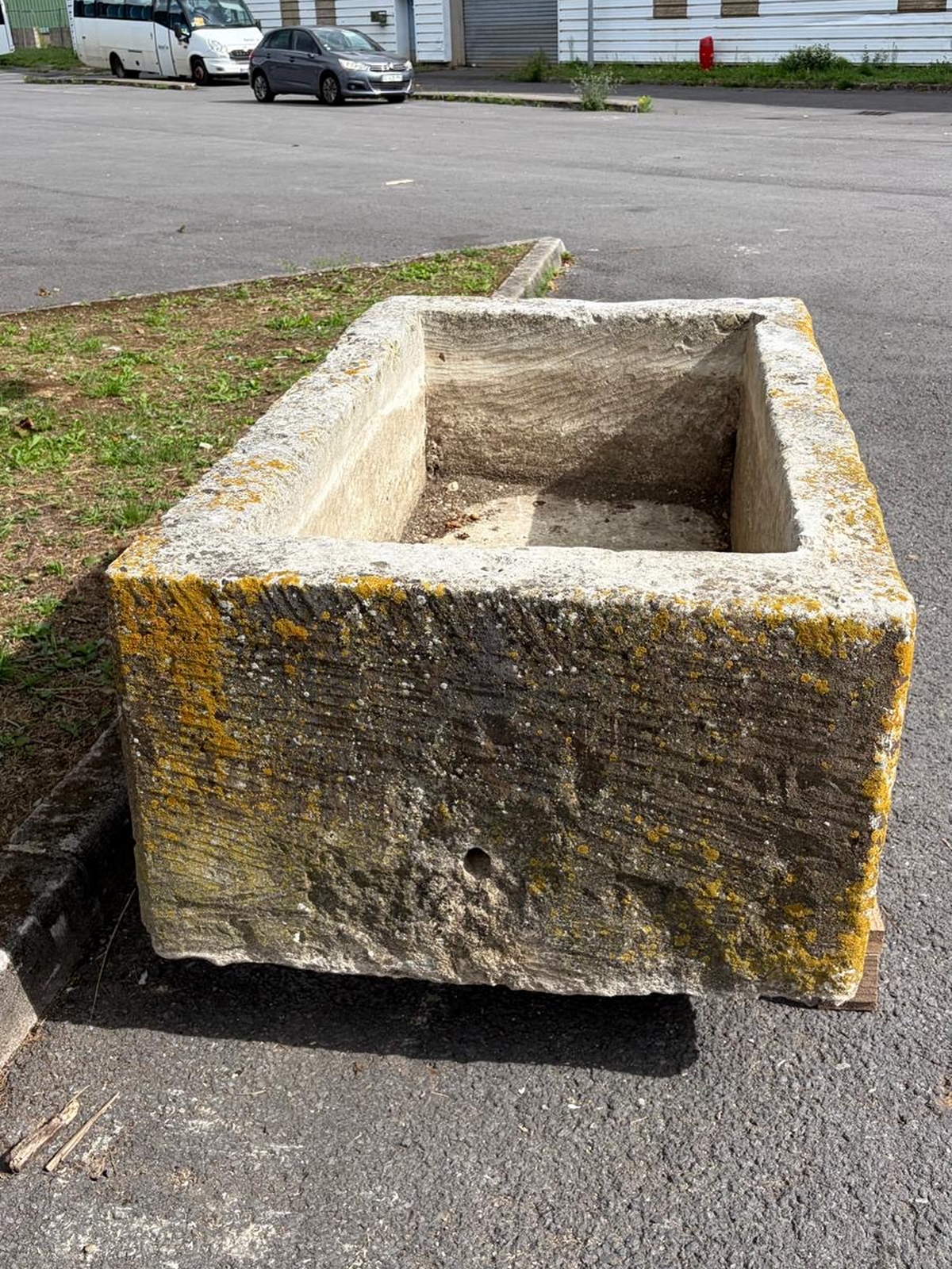18th-Century Limestone Trough France | Antique French Stone Trough