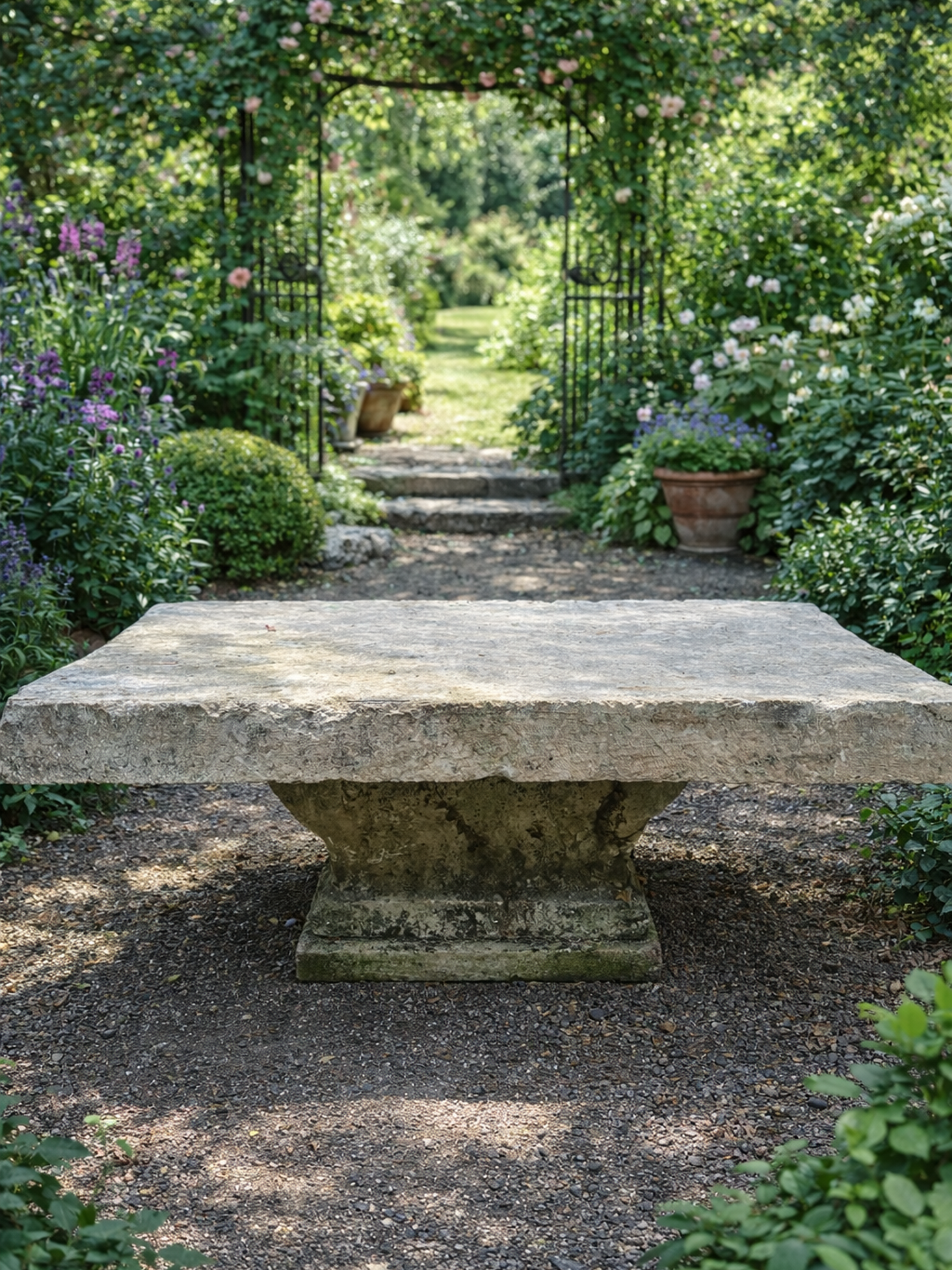 18th Century Natural Stone Table | French Antique