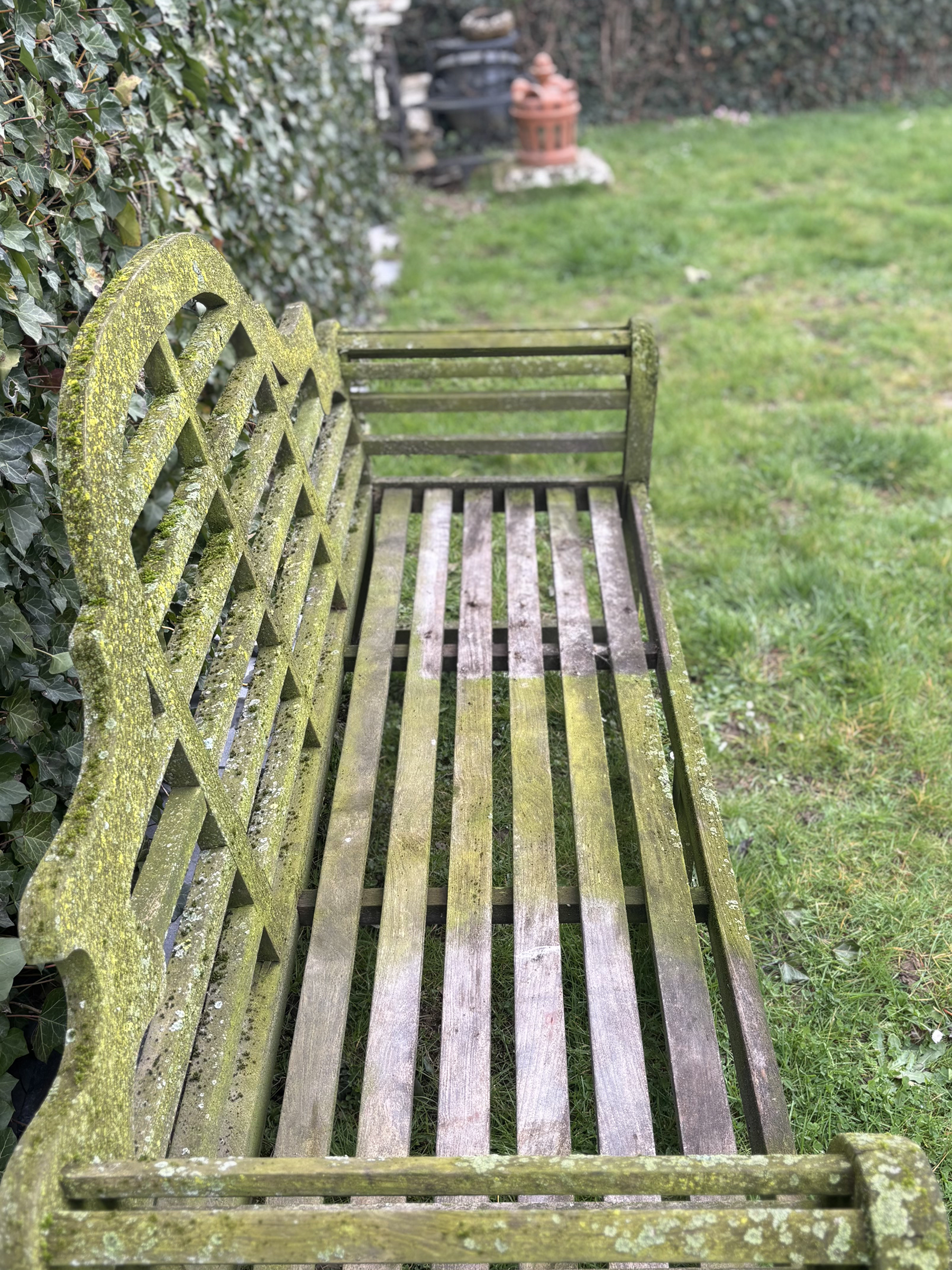 Vintage Wooden Garden Bench