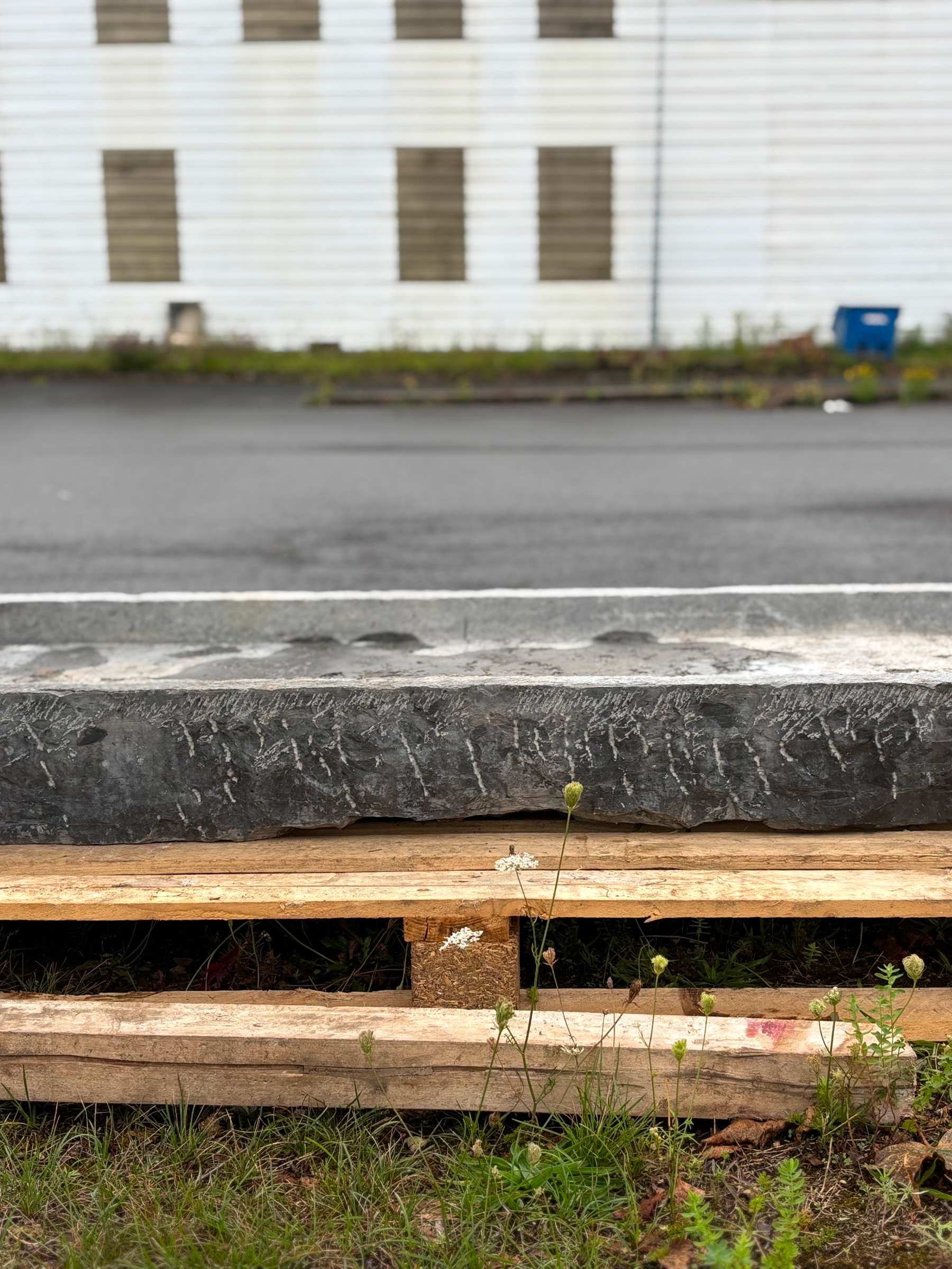 Antique Belgian Bluestone Shower Tray