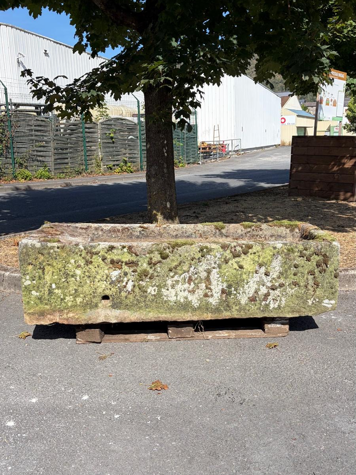 18th century French stone trough from Alsace Lorraine