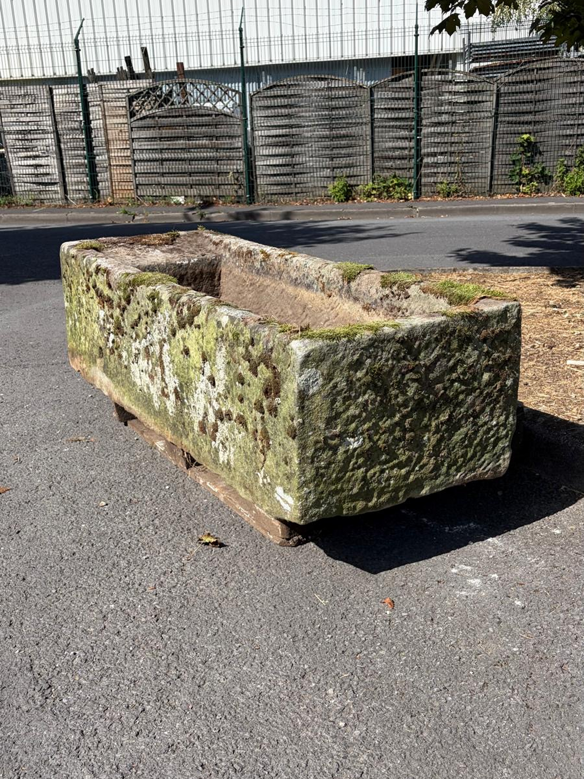 18th century French stone trough from Alsace Lorraine