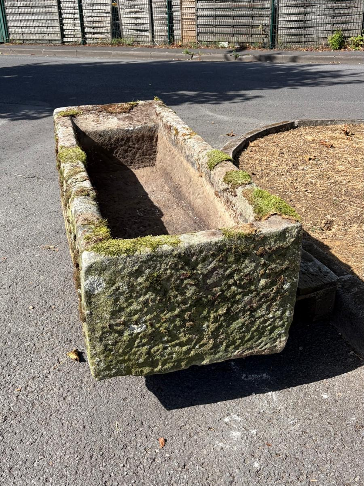 18th century French stone trough from Alsace Lorraine