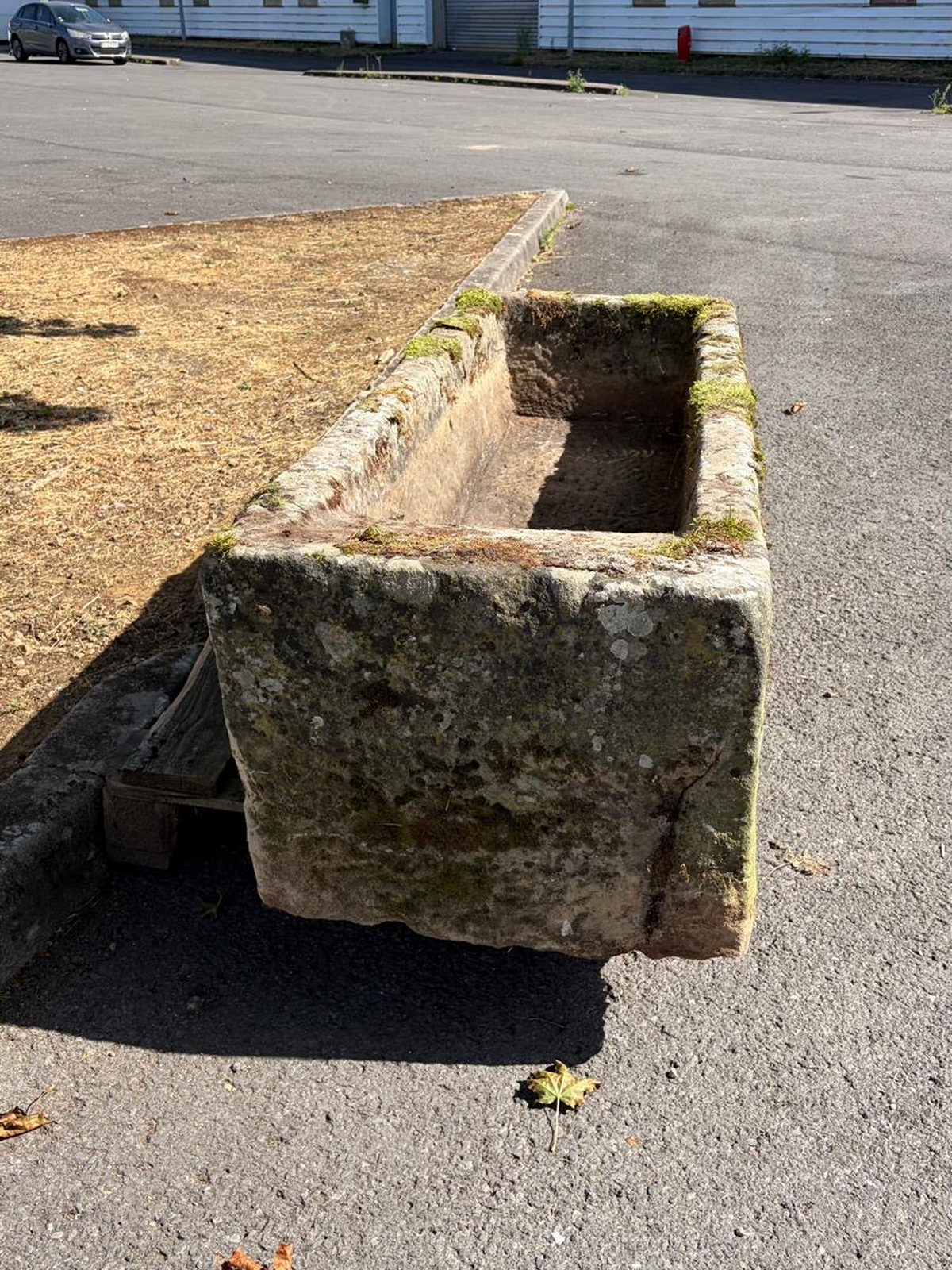 18th century French stone trough from Alsace Lorraine