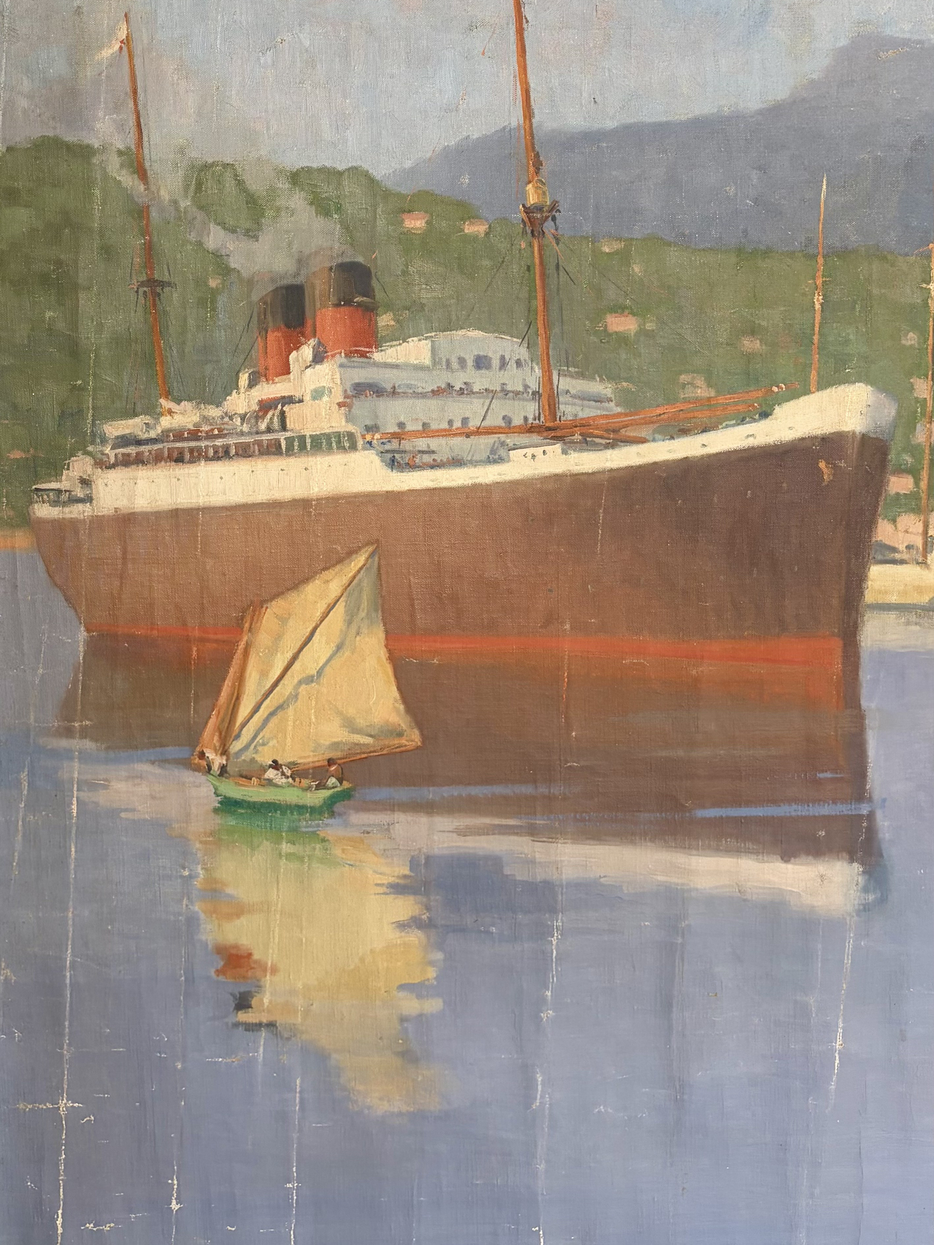 French oil painting exhibited in Paris in 1921
