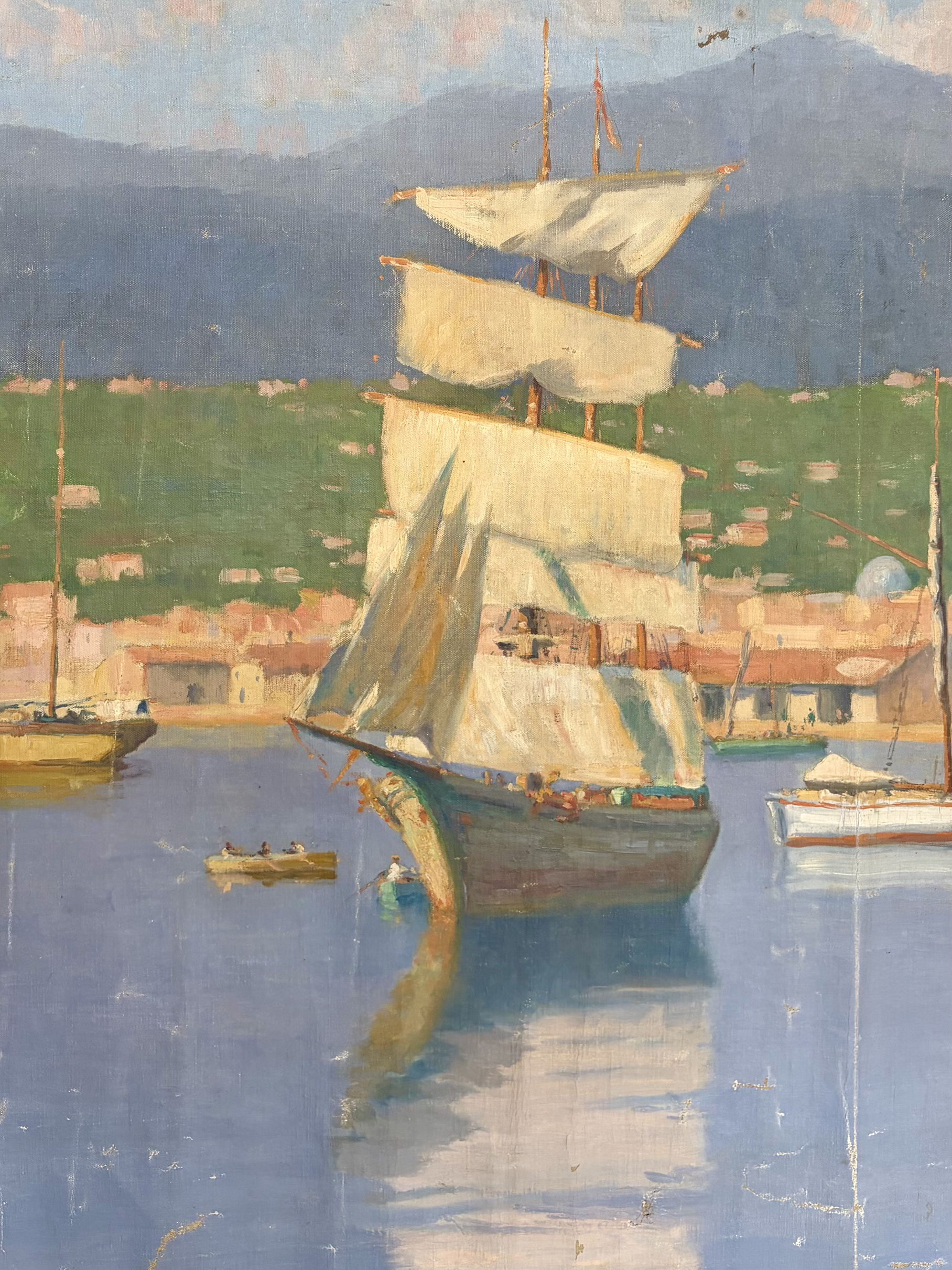 French oil painting exhibited in Paris in 1921
