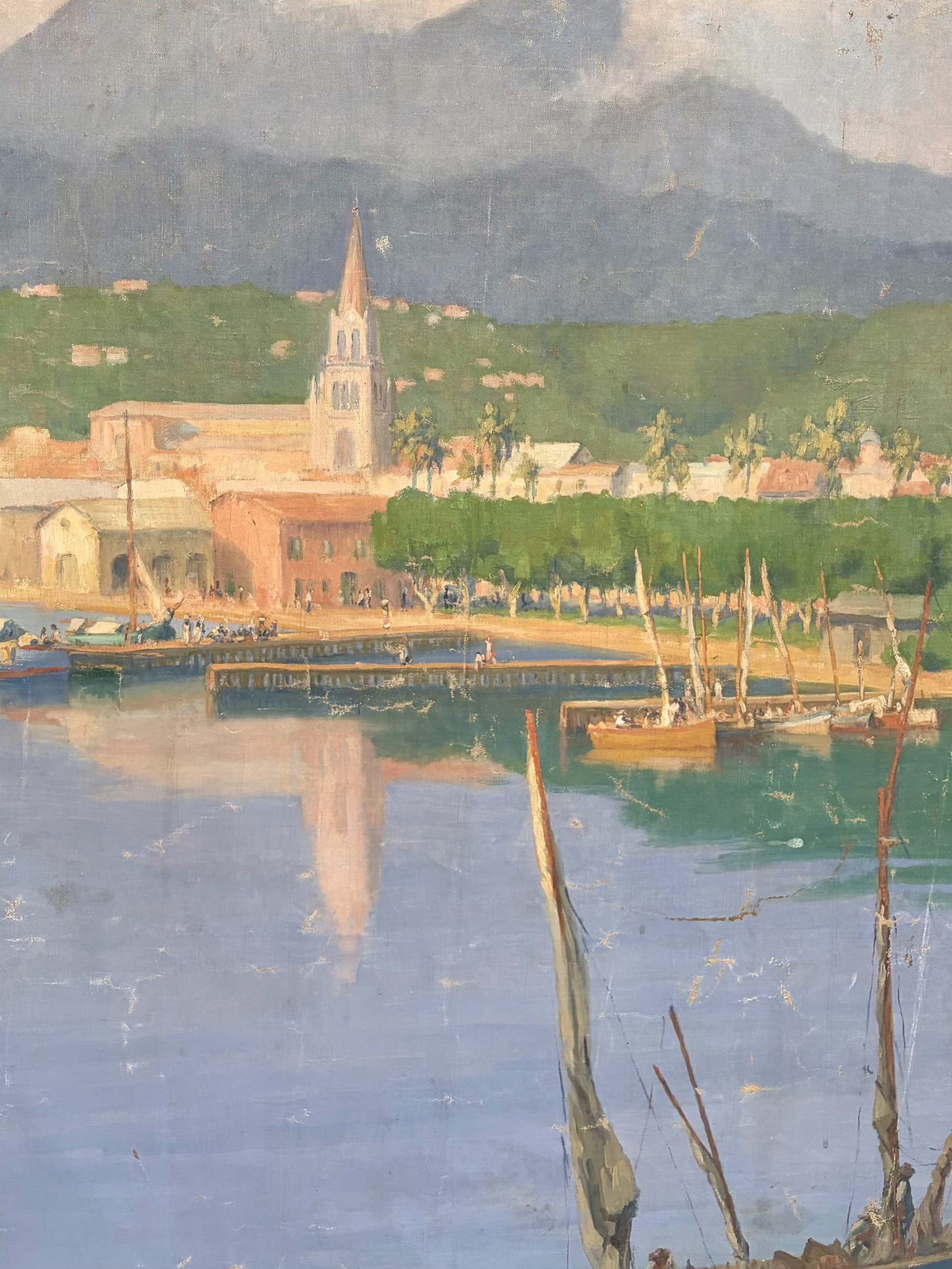 French oil painting exhibited in Paris in 1921
