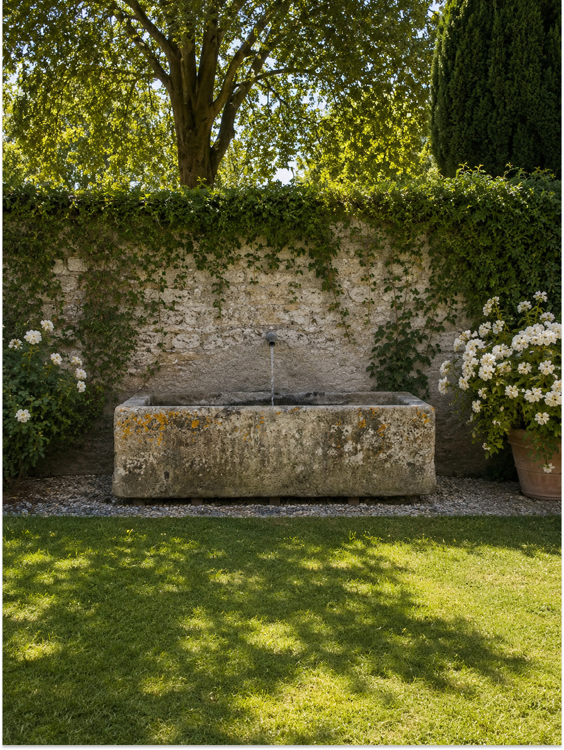 Splendid Stone Trough • Circa 18th Century