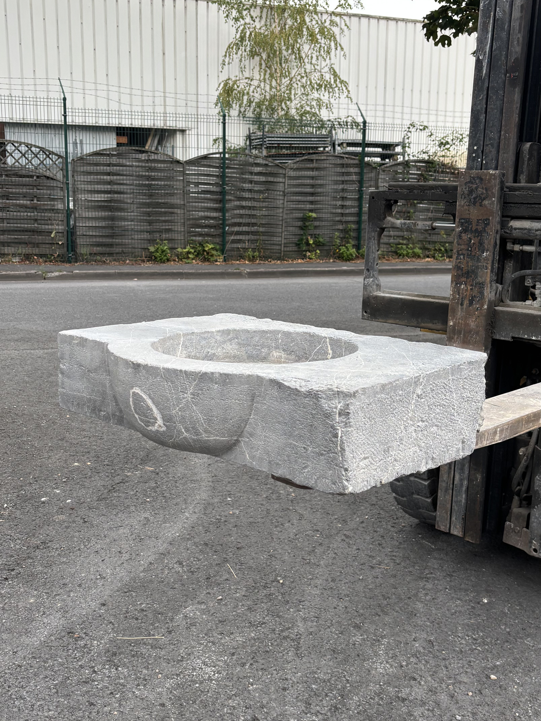 Antique Cassis stone sink circa 1850
