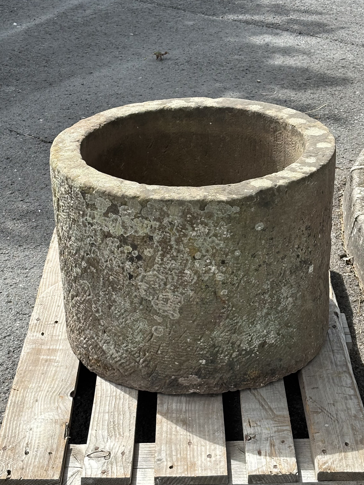 19th century Sarreguemines stoneware well
