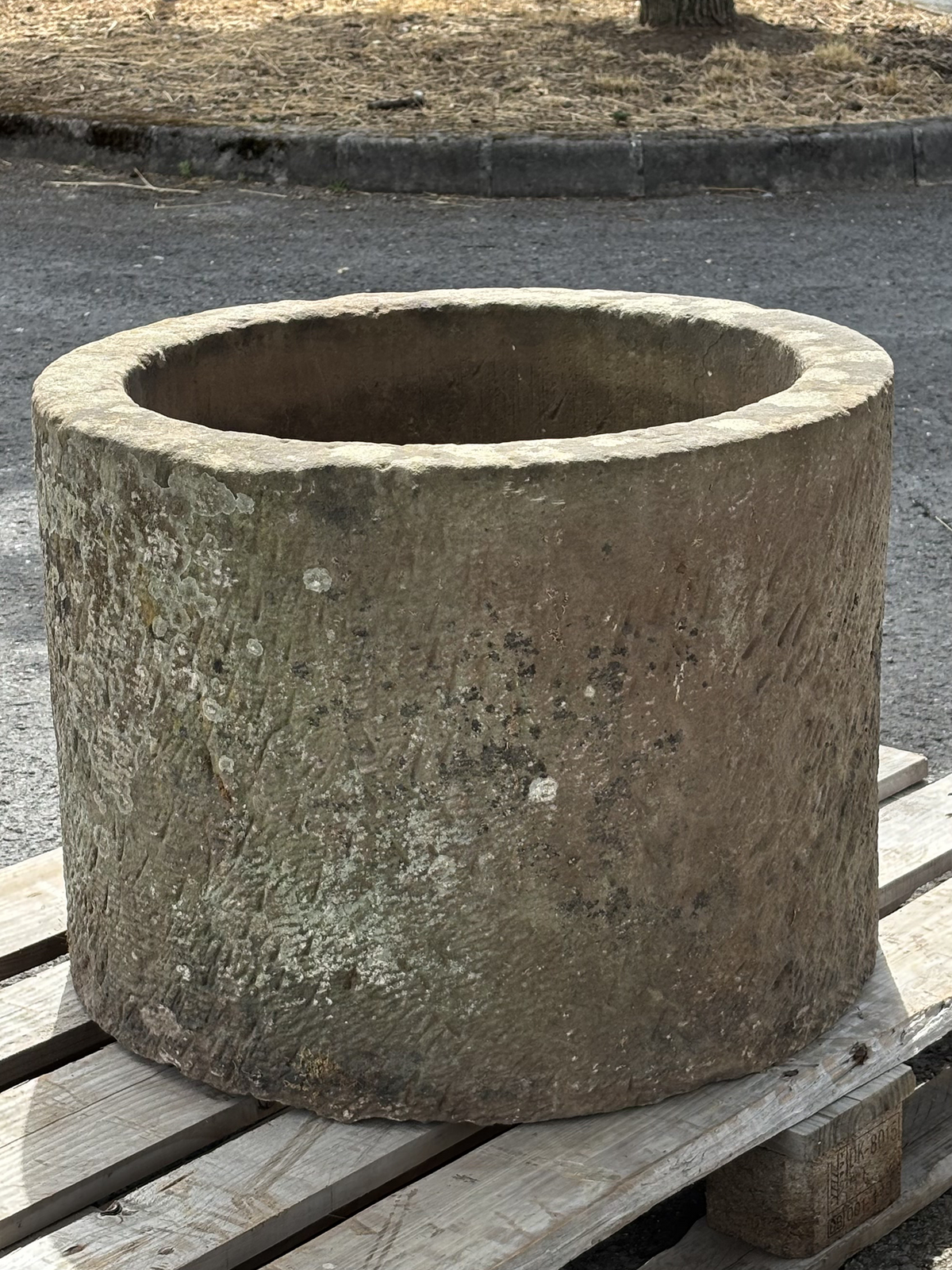 19th century Sarreguemines stoneware well
