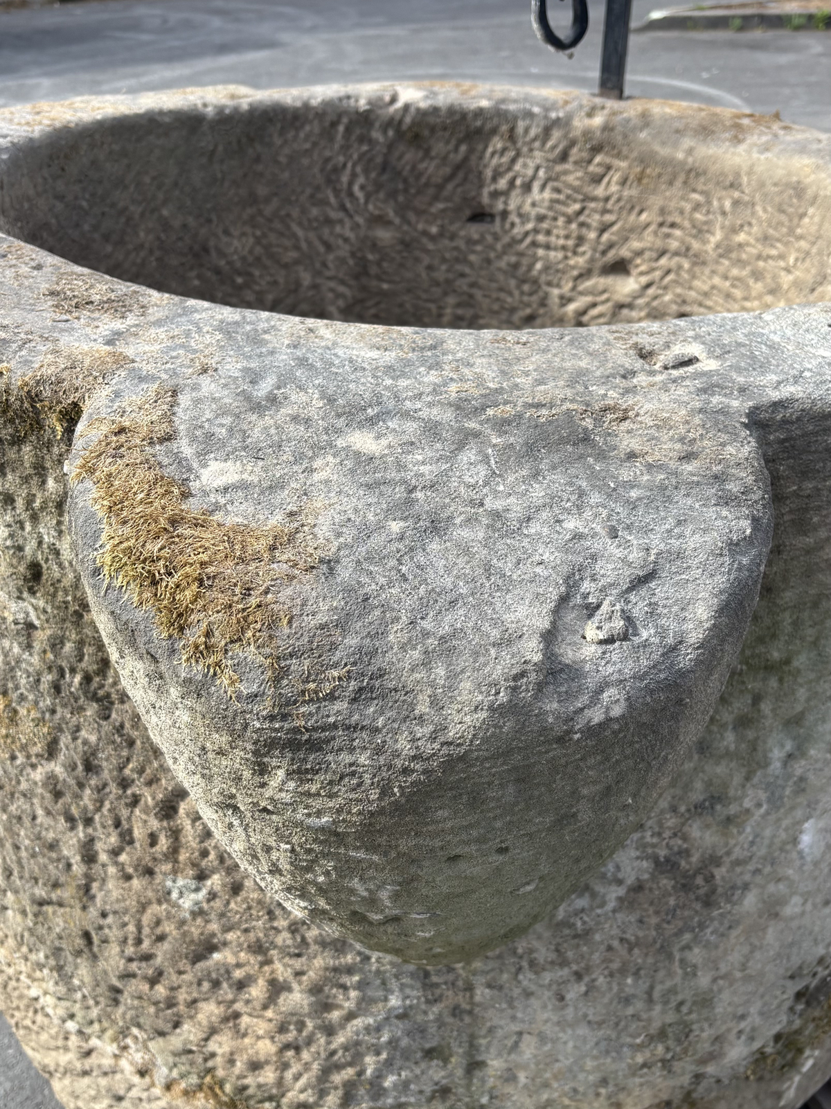 Antique stone well circa 18th century

