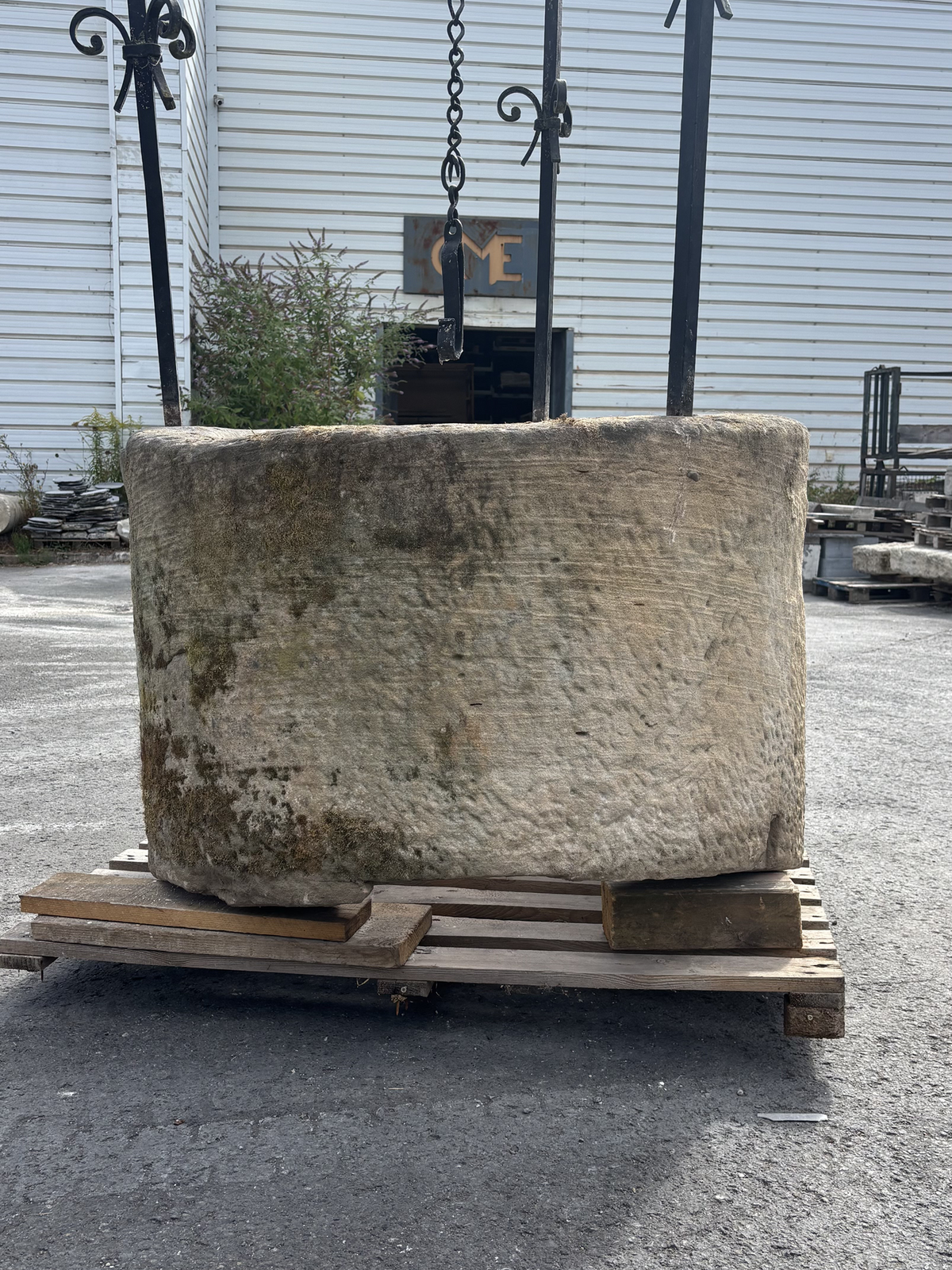 Antique stone well circa 18th century
