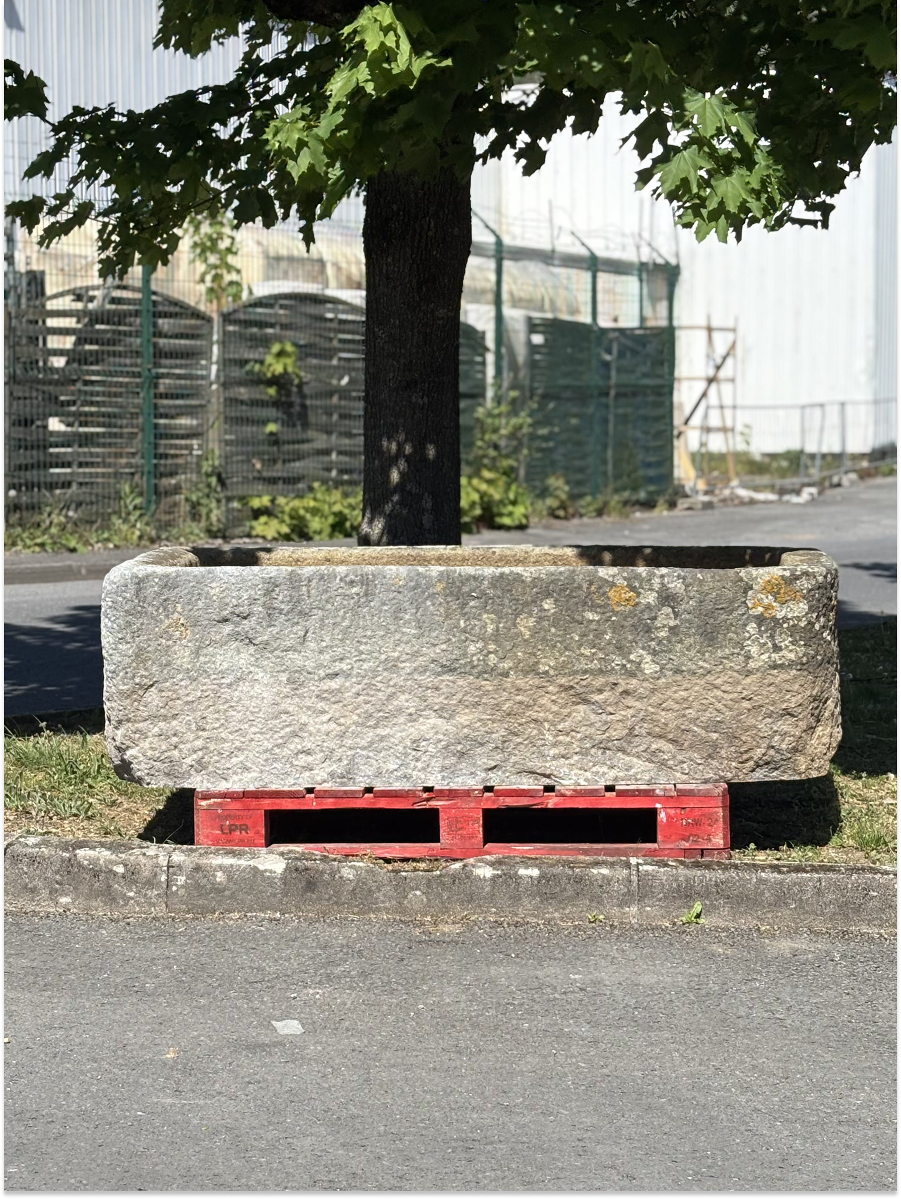 Stunning Antique Granite Trough From Normandy