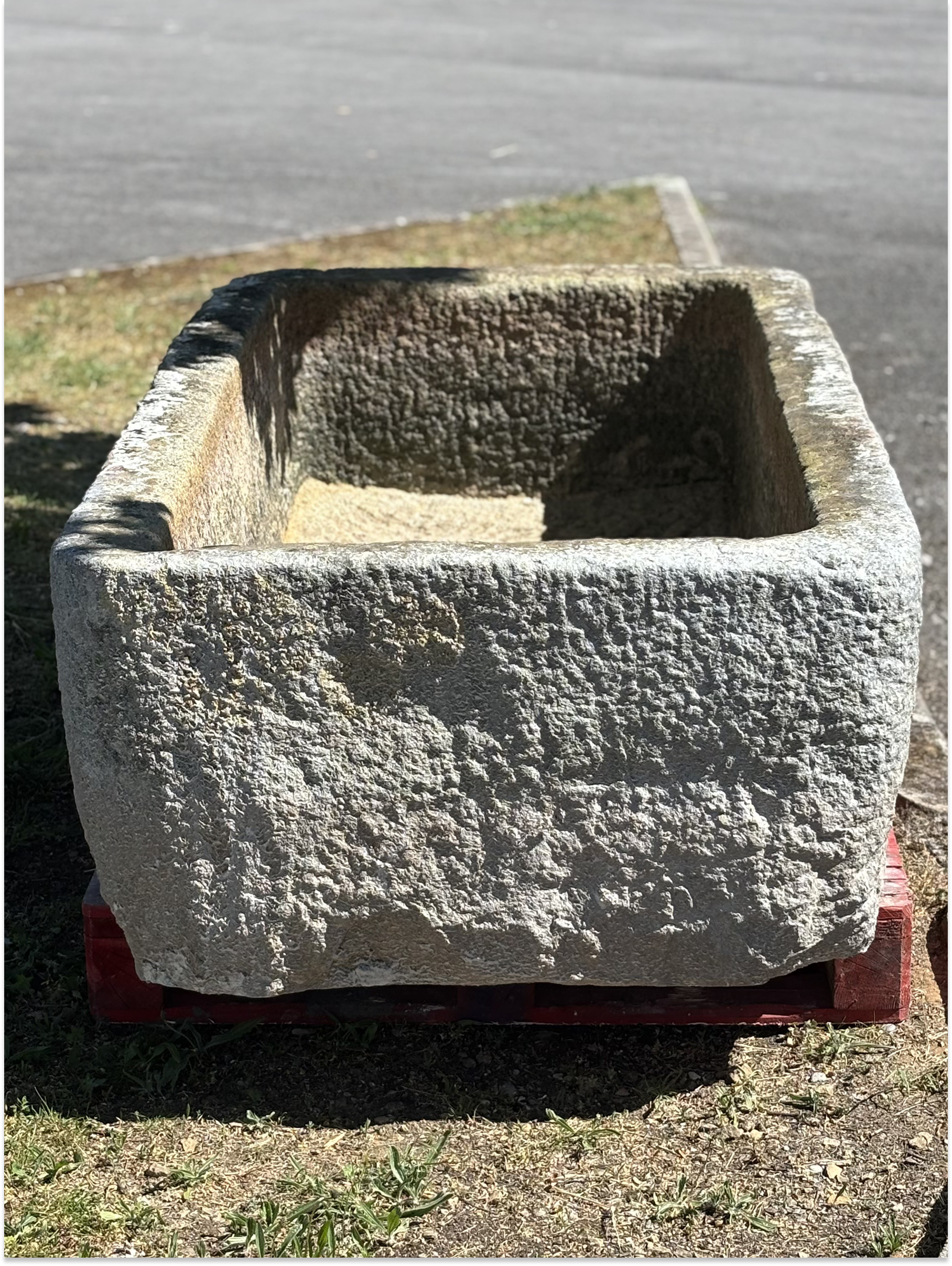 Stunning Antique Granite Trough From Normandy