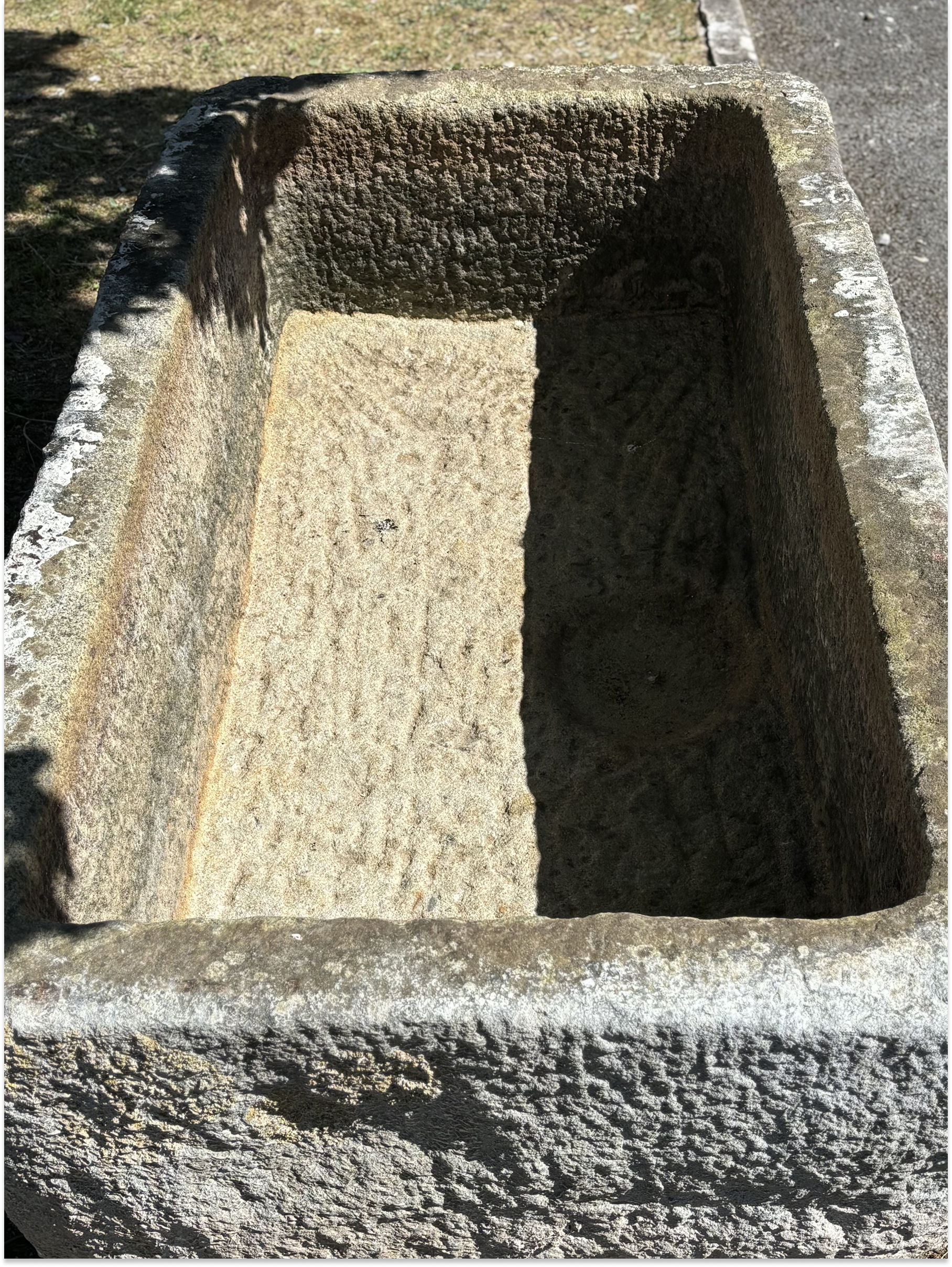 Stunning Antique Granite Trough From Normandy