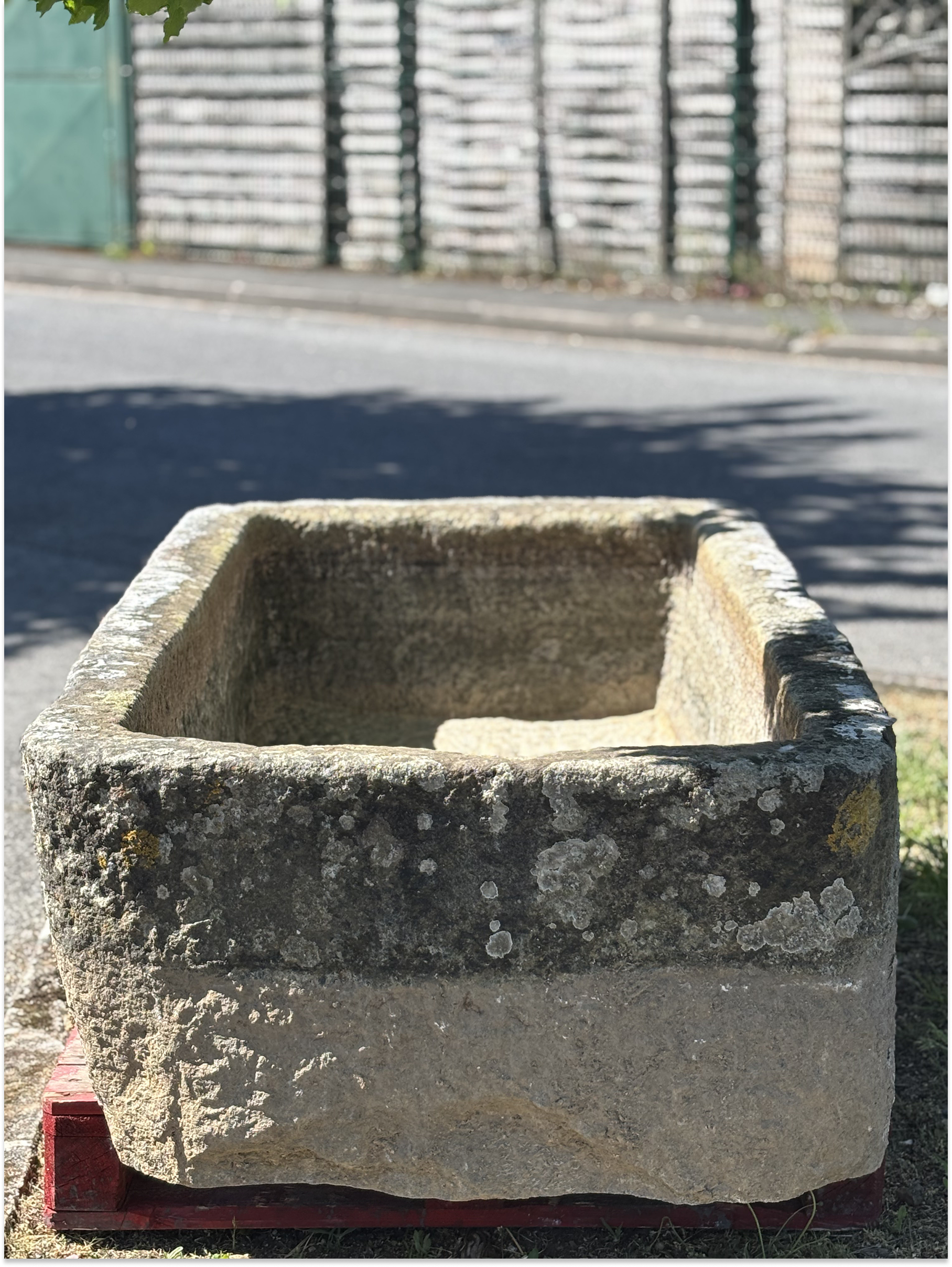 Stunning Antique Granite Trough From Normandy