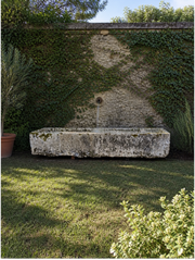 Large Antique Natural Stone Trough