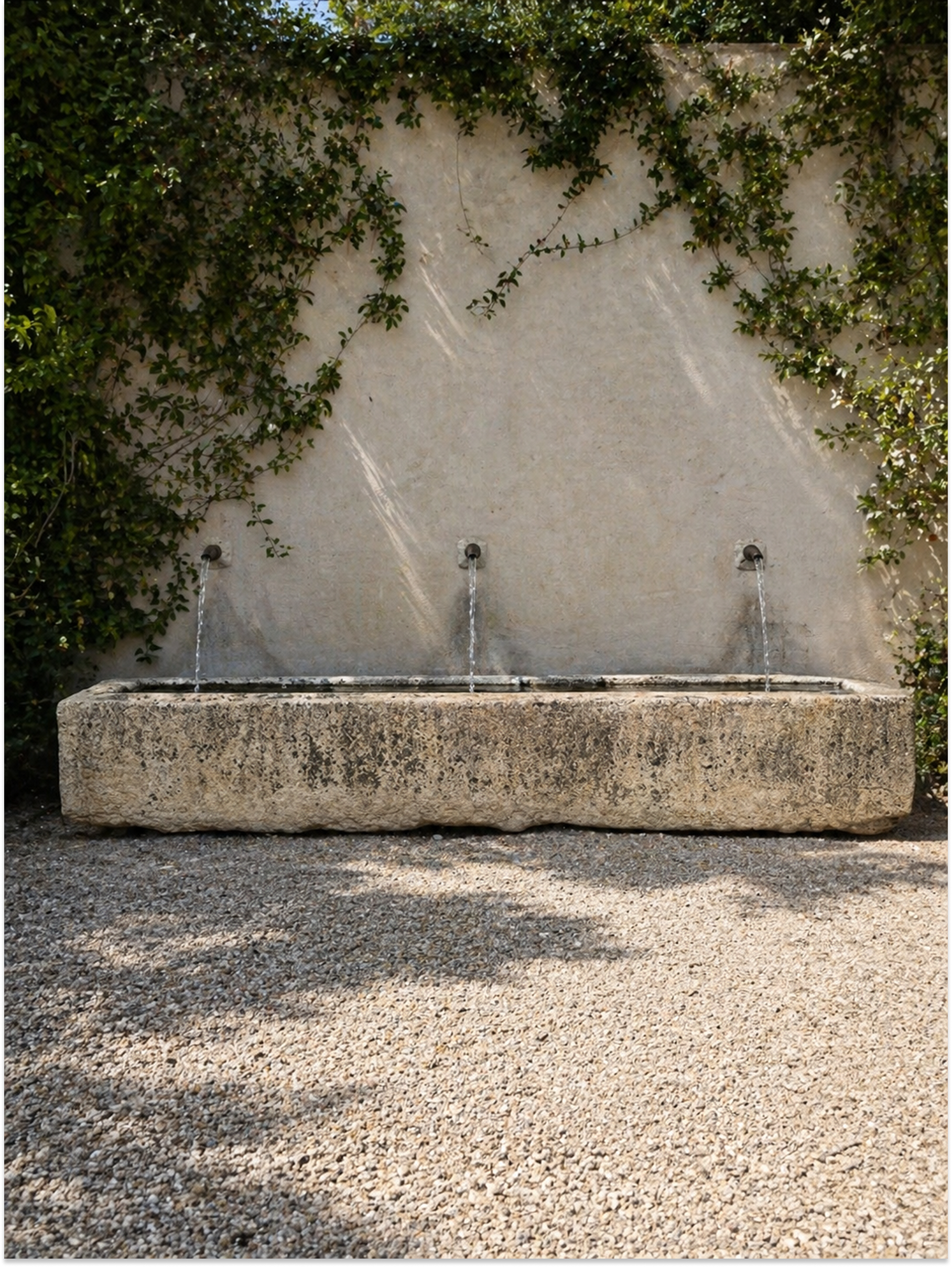 Large Antique Stone Trough