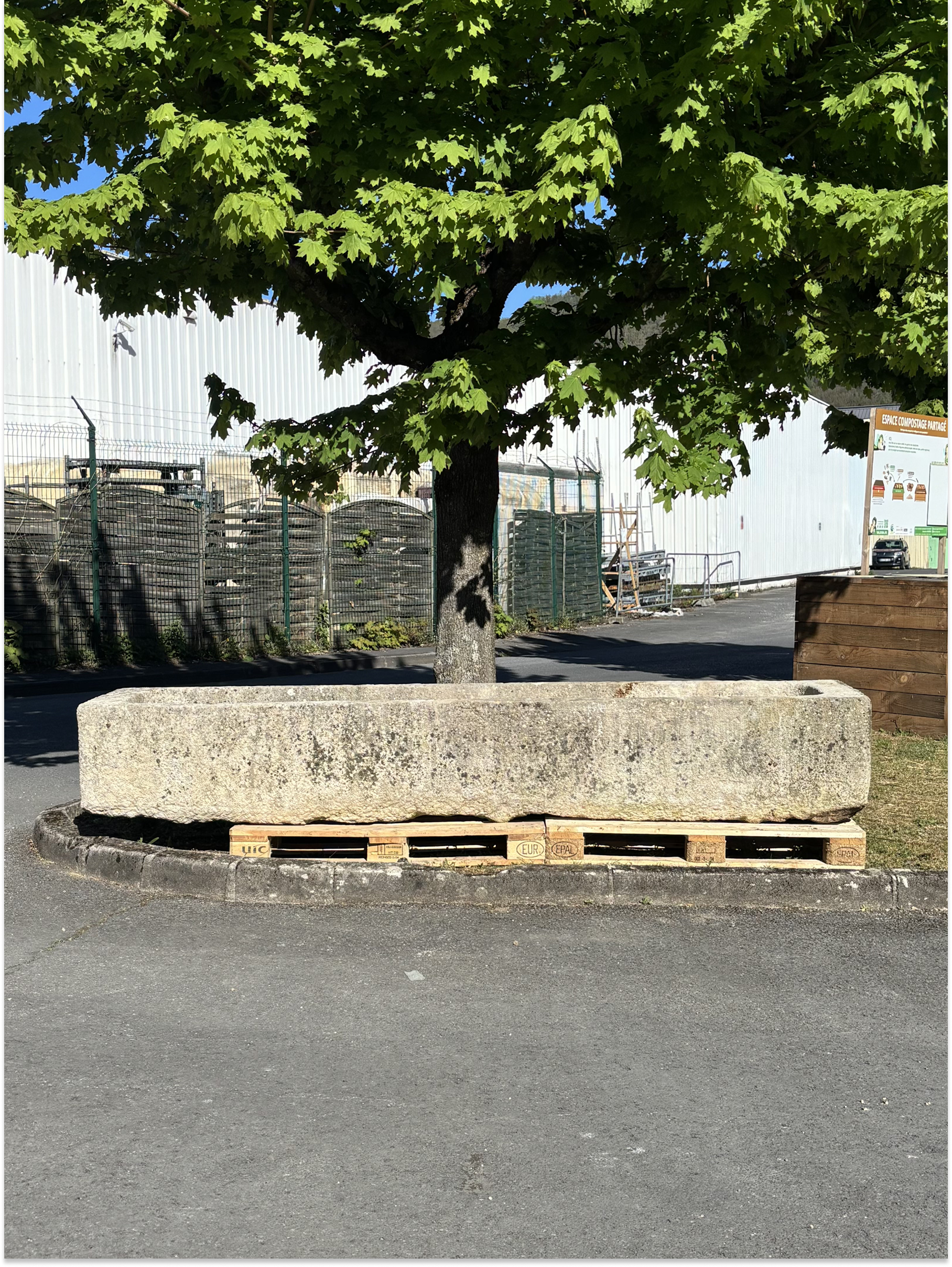 Large Antique Stone Trough
