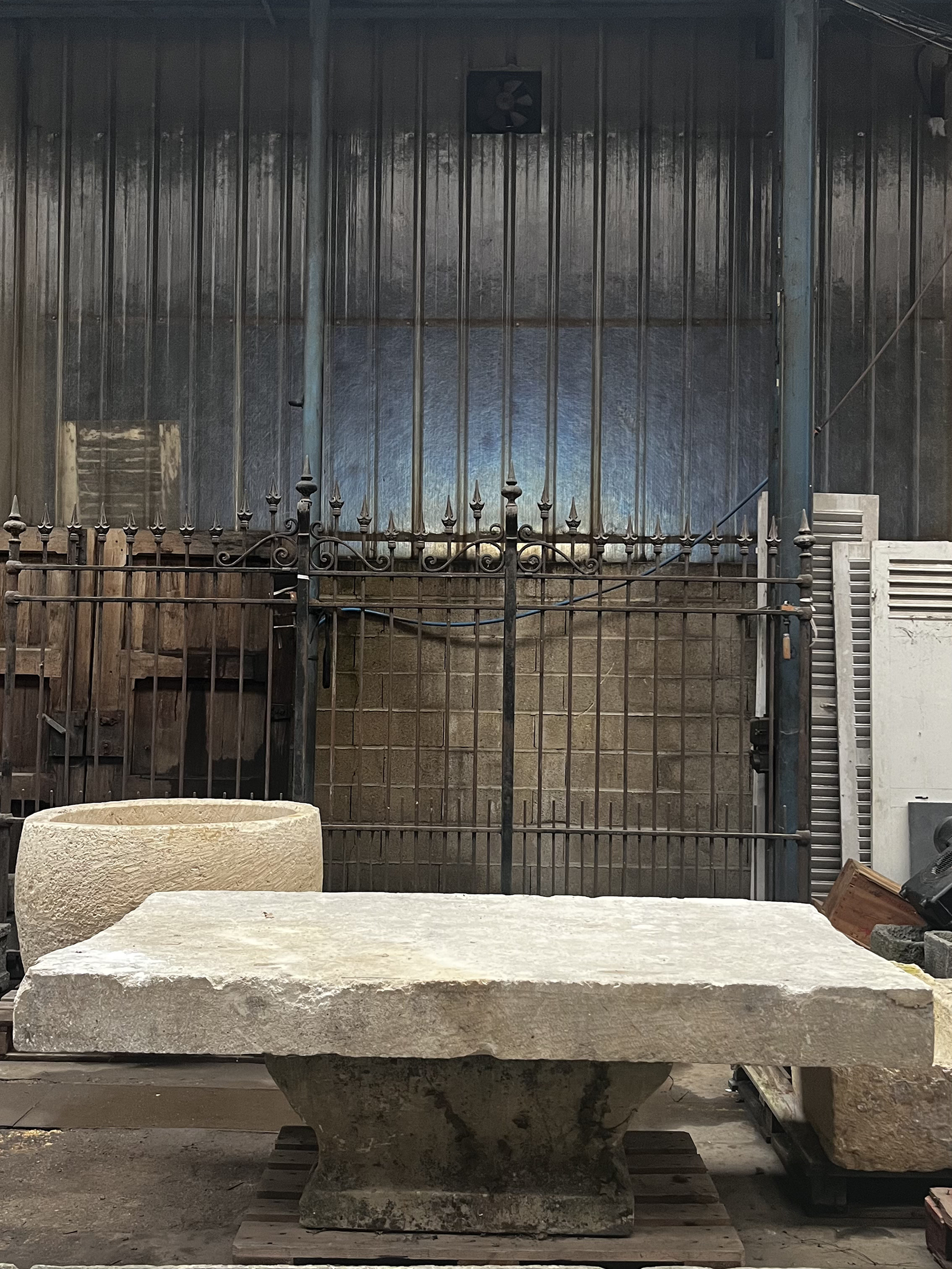 18th Century Natural Stone Table | French Antique