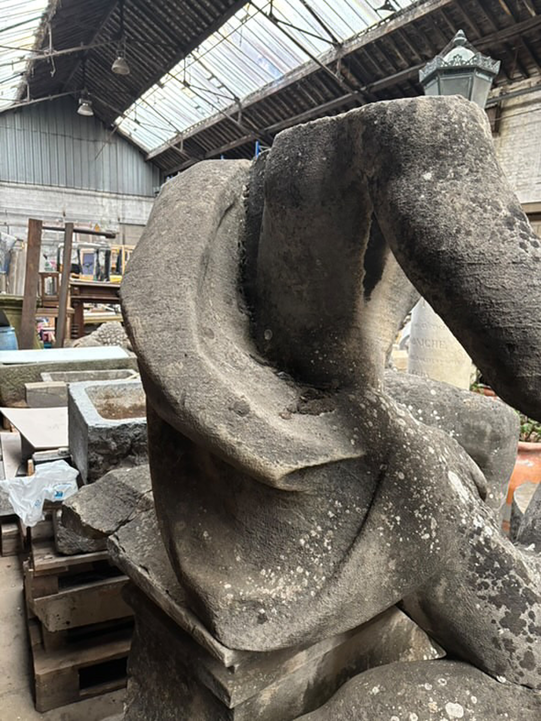 Historic 19th-Century Statue From The Port Of Toulon