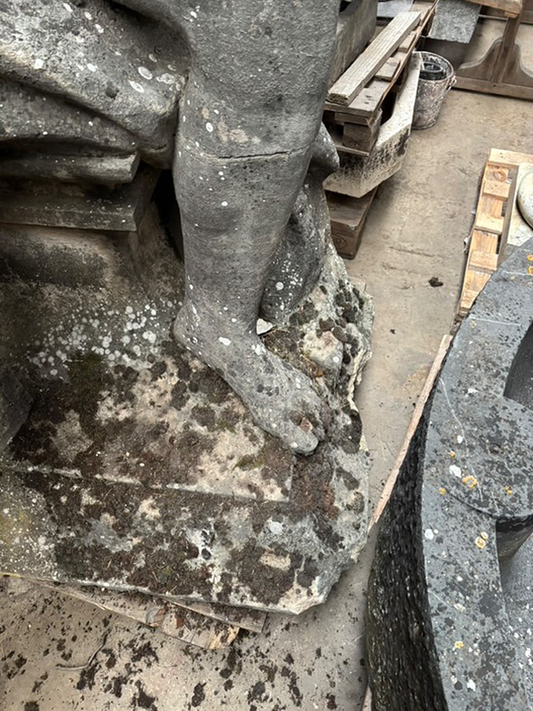 Historic 19th-Century Statue From The Port Of Toulon