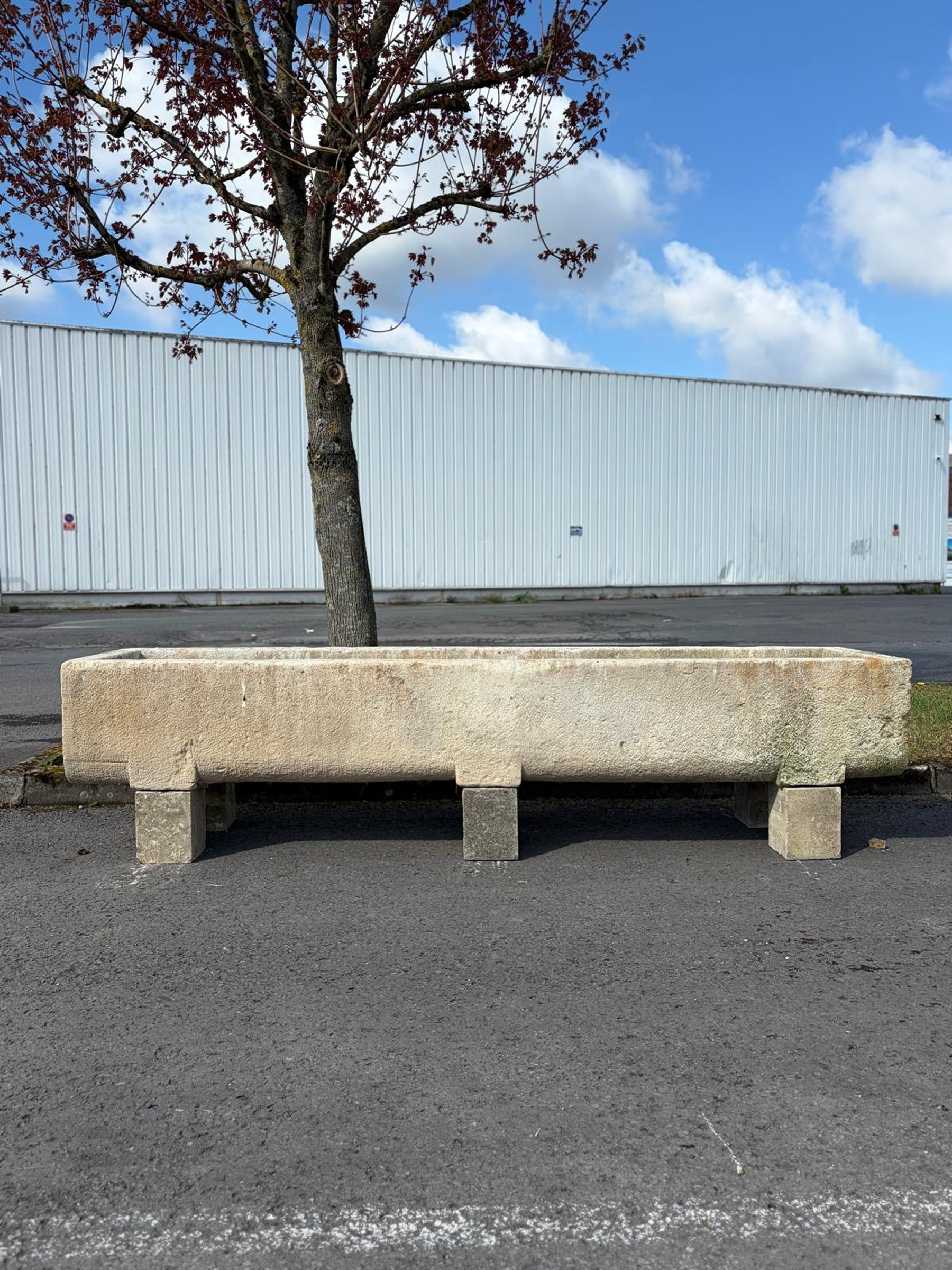 Antique Limestone Trough