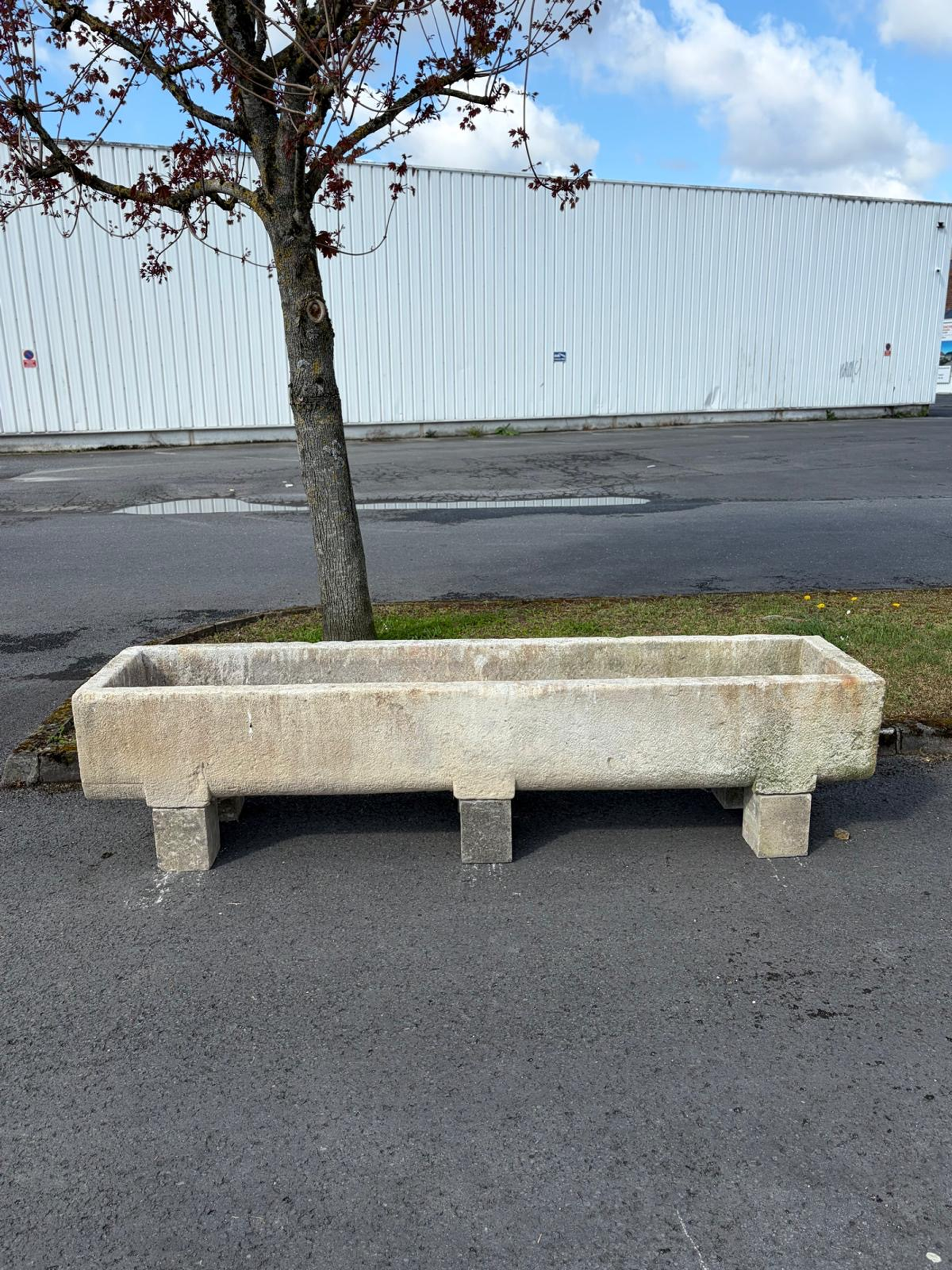 Antique Limestone Trough