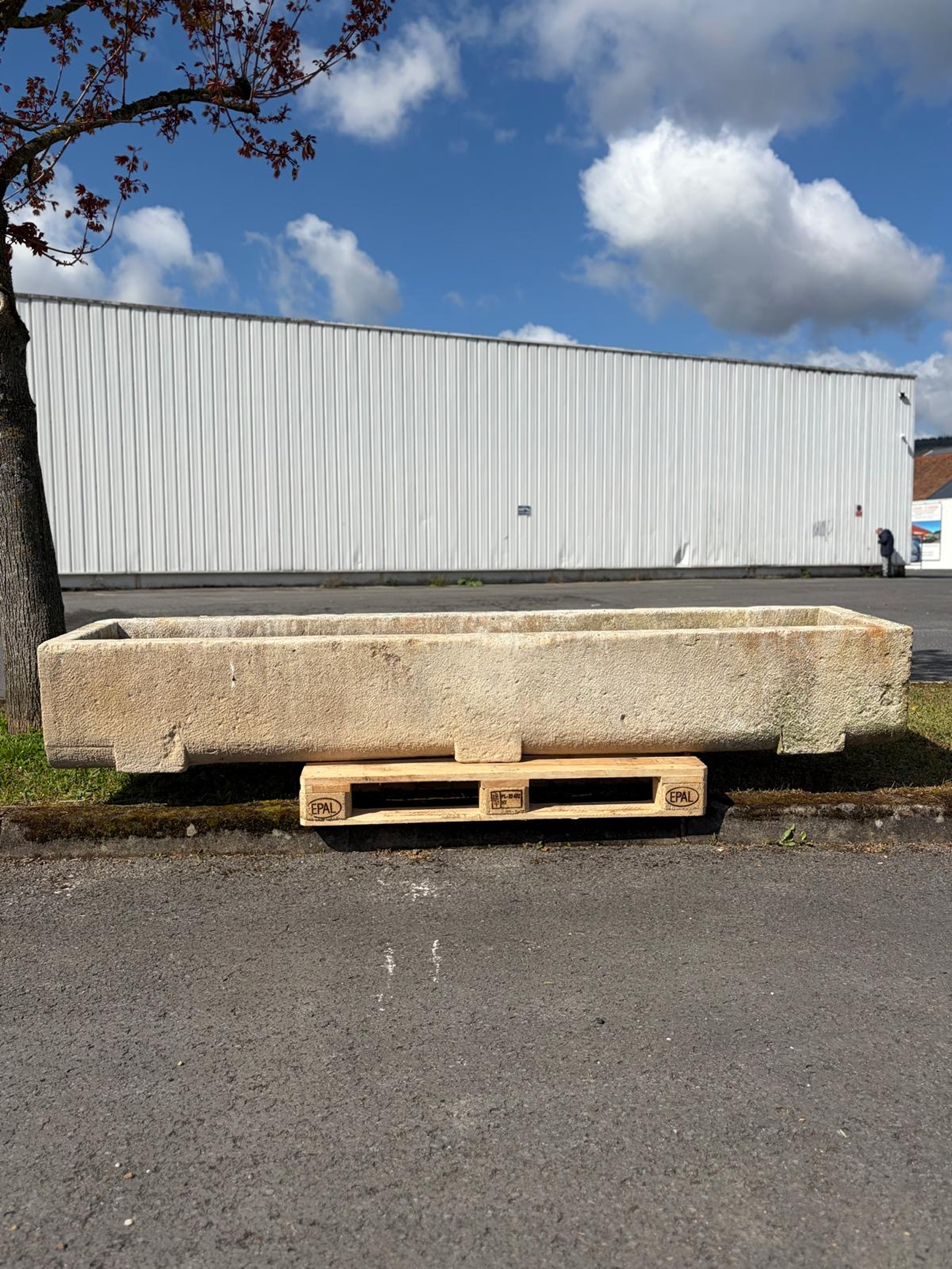 Antique Limestone Trough