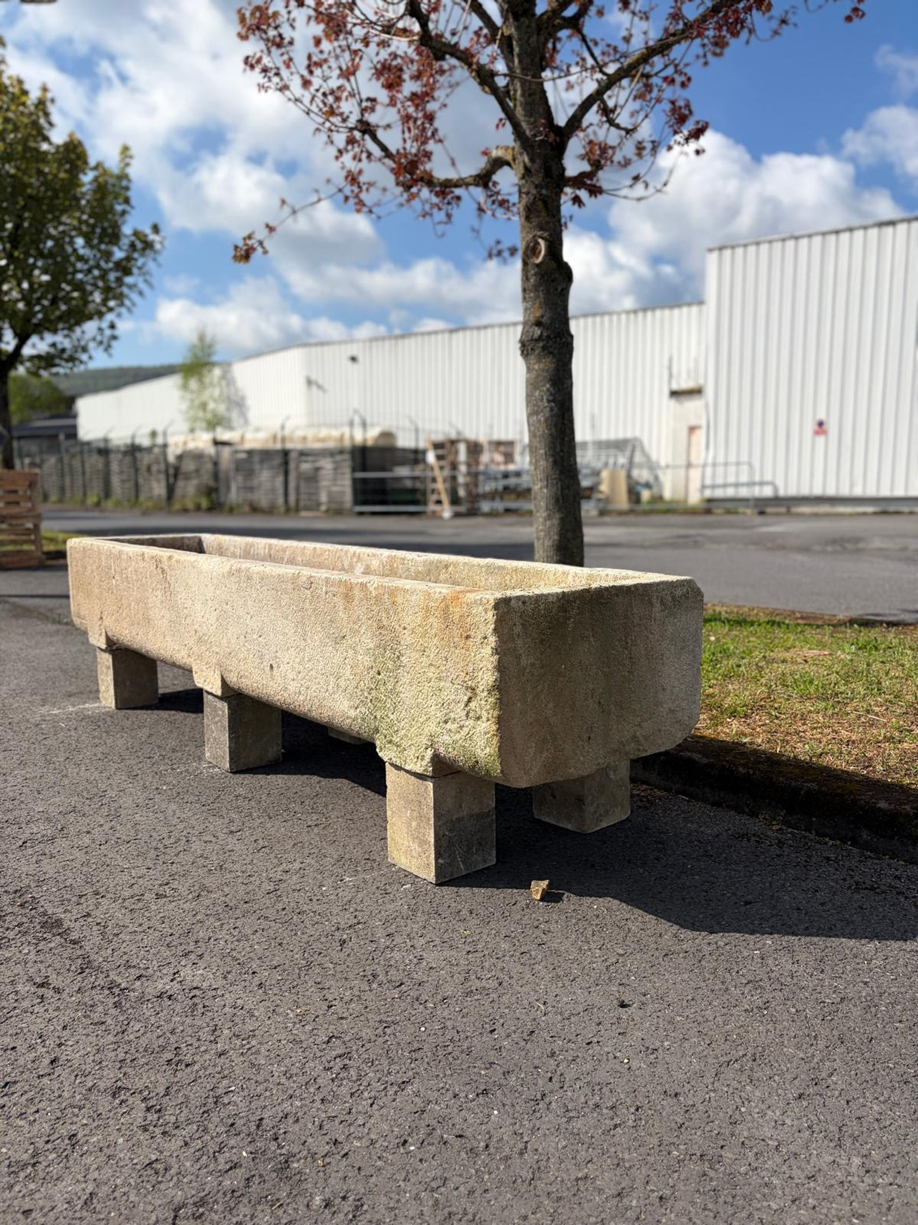 Antique Limestone Trough